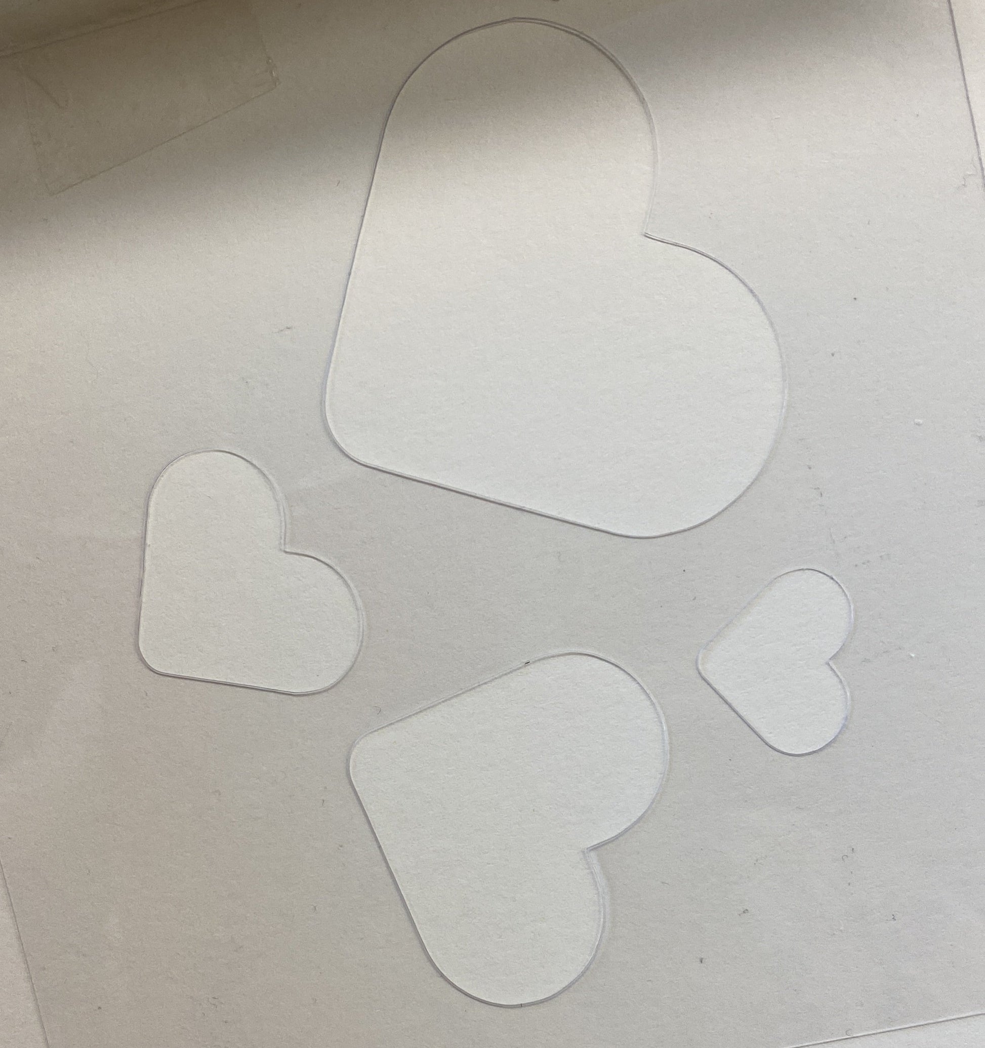 Mini Stencil cuori
