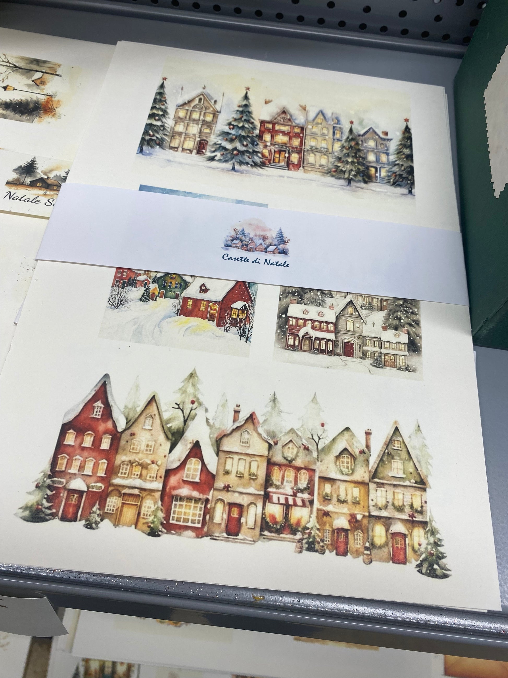 Set carte “Casette di Natale”
