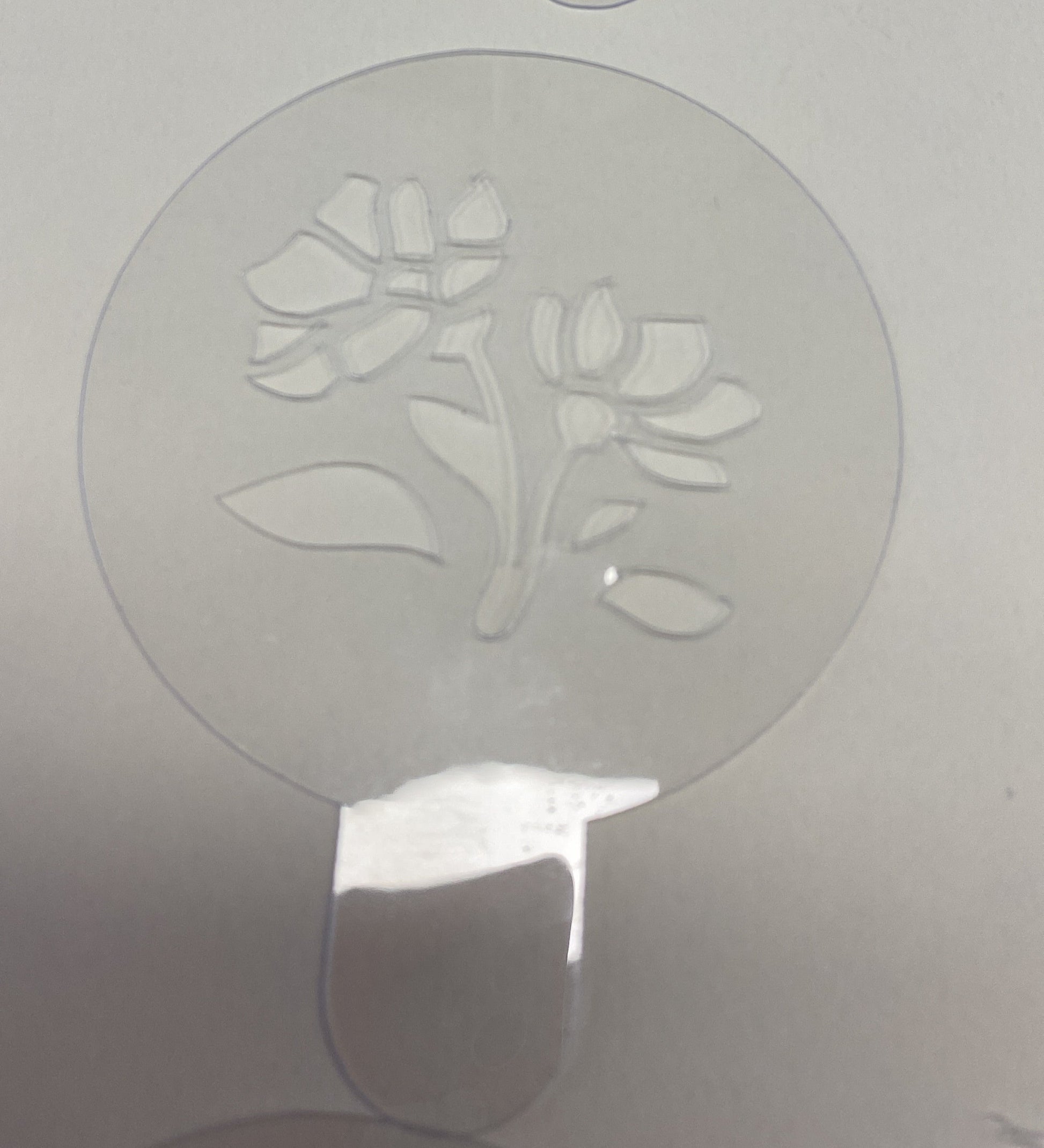 Mini Stencil fiorellini con gambo