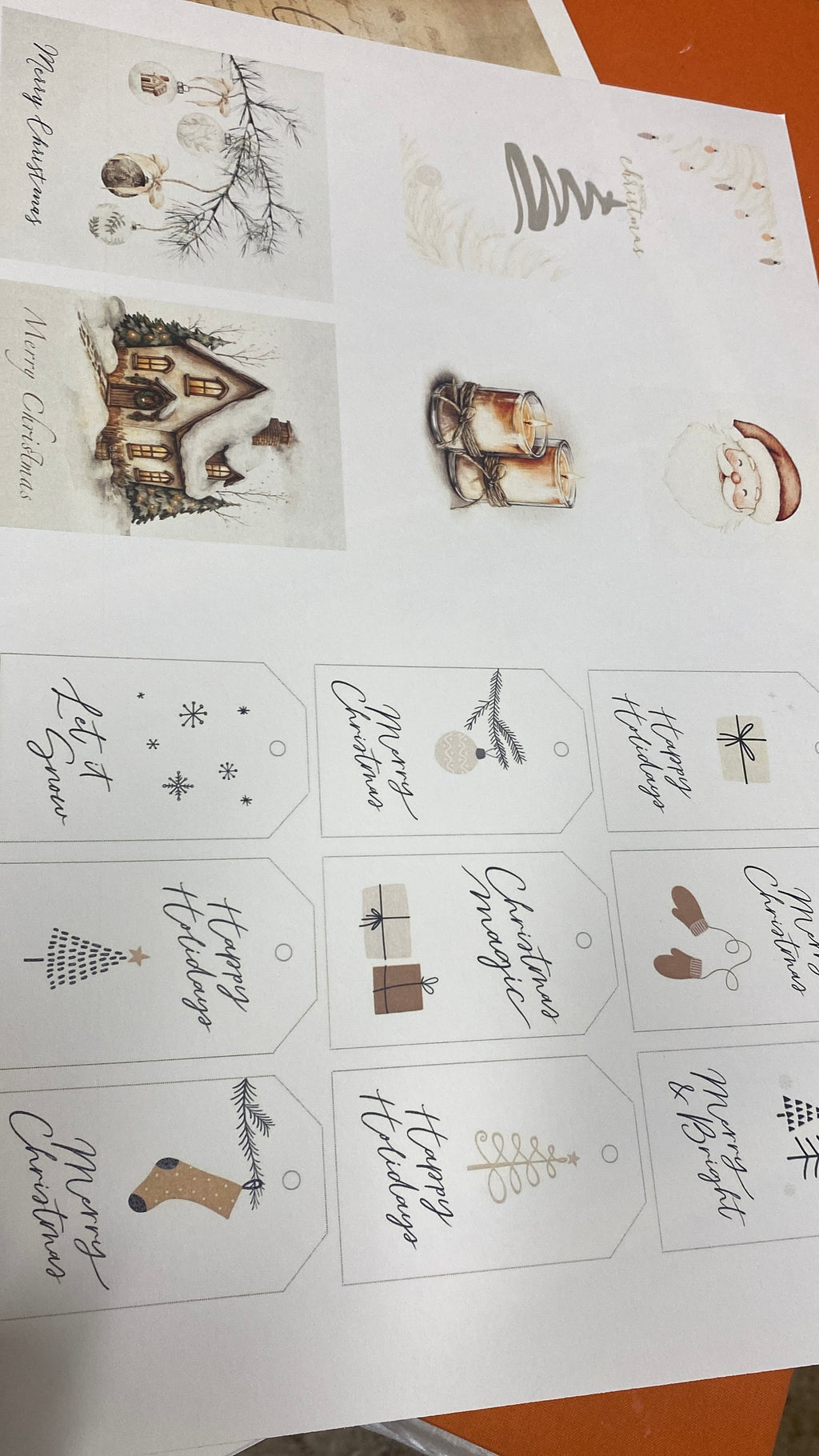 Set carte “Natale soft”